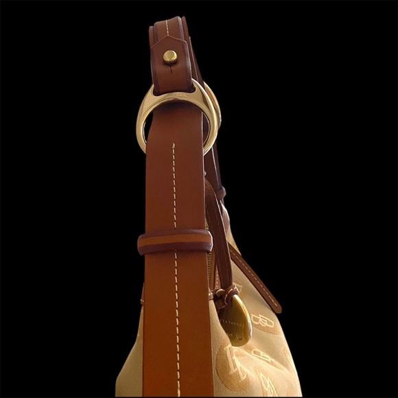 Dooney and Bourke Signature Jacquard Hobo Bag - Picture 6 of 13